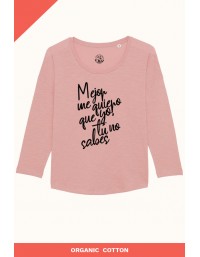 MLB-CW-Camiseta Mejor me quiero yo rosa