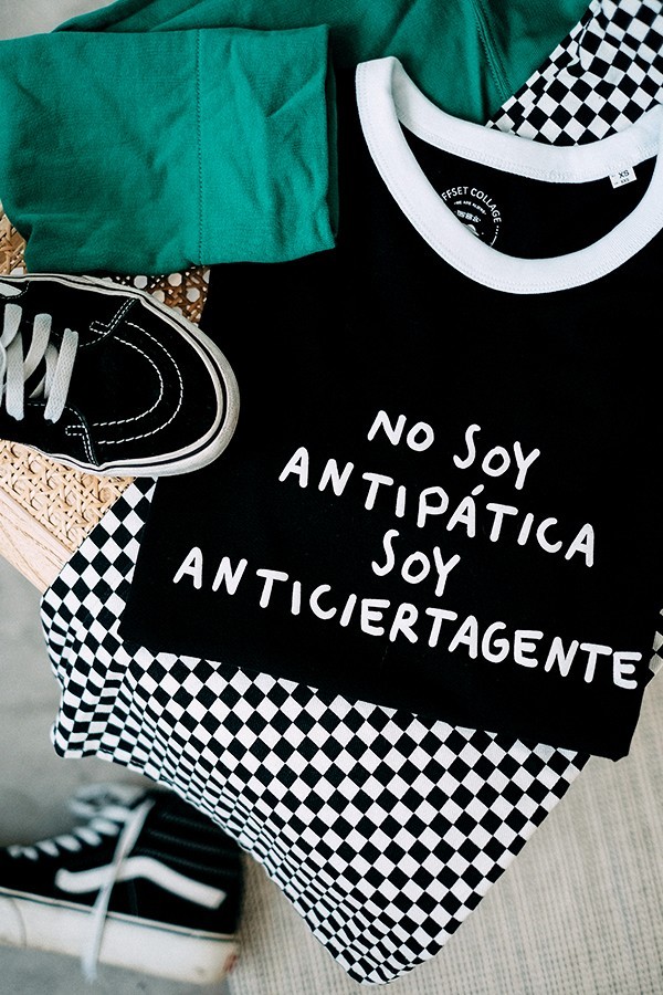 CBC-CW-Camiseta No soy antipática