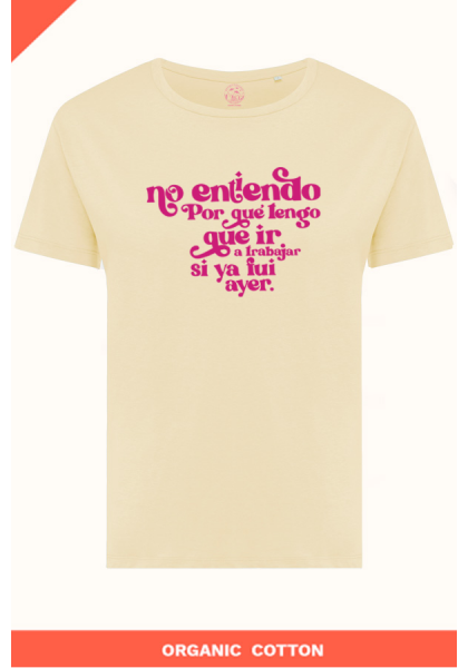 No entiendo trabajar  ¡50%...